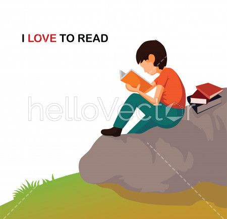 I love reading Illustration
