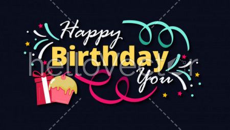 Birthday celebration party background - Vector Illustration