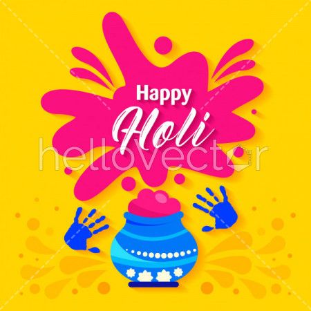 Holi Vector Image Vectors - Download 39 Royalty-Free Graphics - Hello Vector