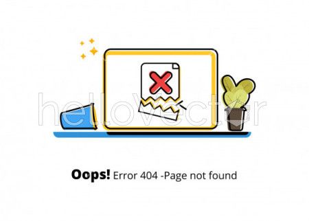 Error 404 page template