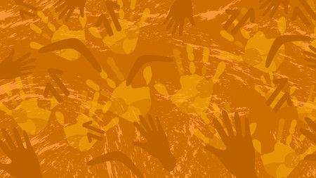 Aboriginal texture painting