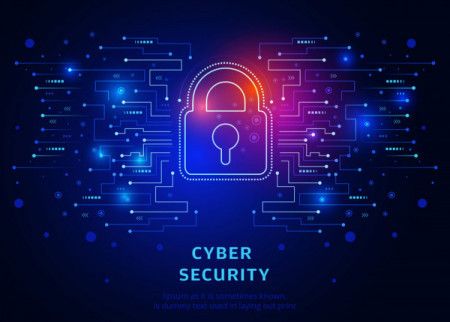 Cyber security background - Download Graphics & Vectors