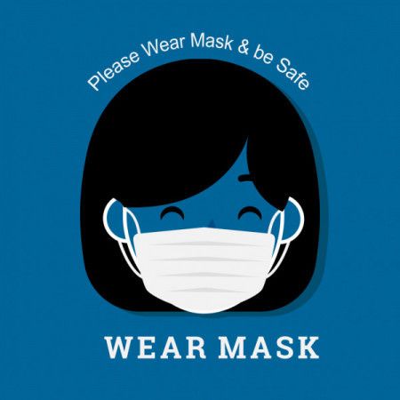 Download Wear Face Mask Vectors Download 5 Royalty Free Graphics Hello Vector