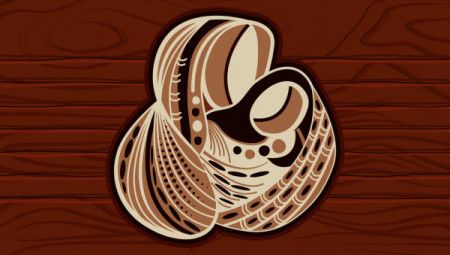 Mother and child art - Vector Illustration