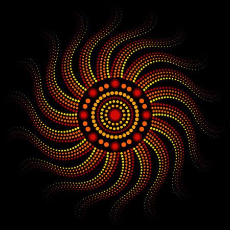 Dot mandala art - Vector illustration