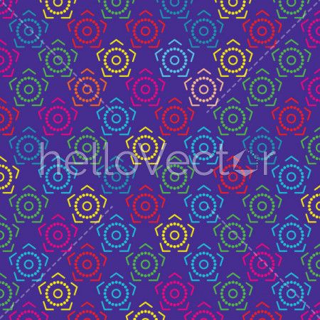 Modern stylish texture background. Seamless pattern - Vector illustration