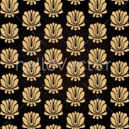 Seamless flower pattern background - Vector illustration