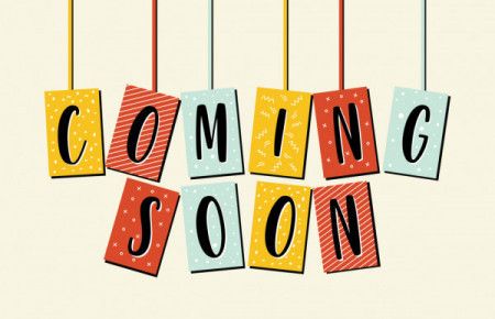 Coming soon hanging tags