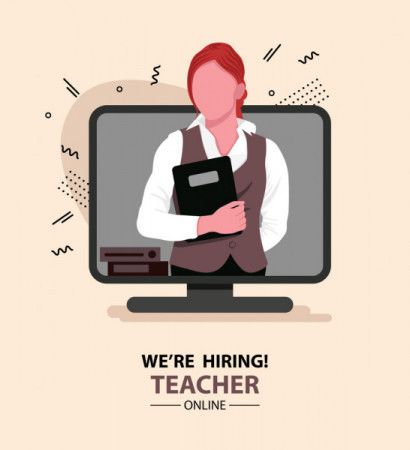 Hiring teacher online background