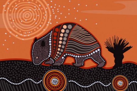 Aboriginal Animals Art   S 5913 