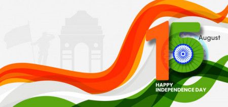 India Happy Independence Day Illustration