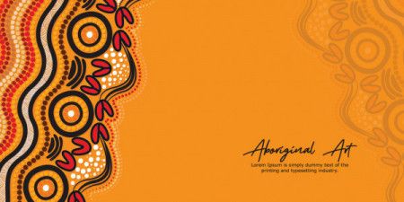 Aboriginal Art Poster Design Download Graphics Vectors   S 6291 