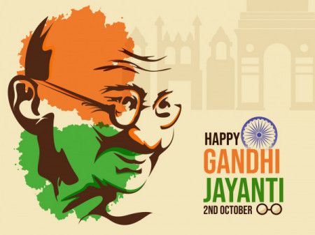 Happy Gandhi Jayanti Vectors - Download 25 Royalty-Free Graphics - Hello  Vector