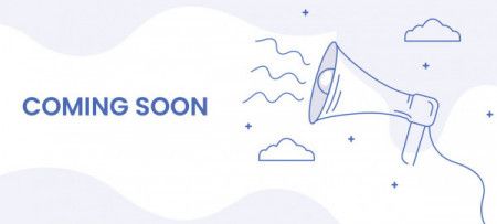 Coming soon website page minimal design