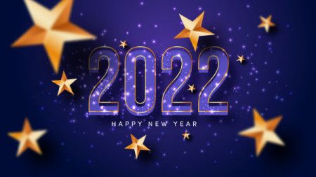 Happy New Year 2022 Vector Free Download