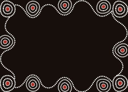 Aboriginal Art Borders Template