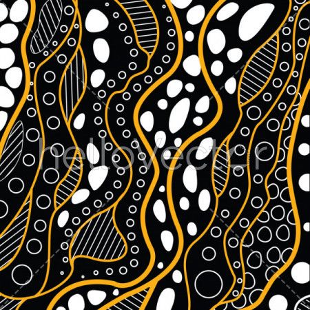 Illustration based on aboriginal style of vector background.